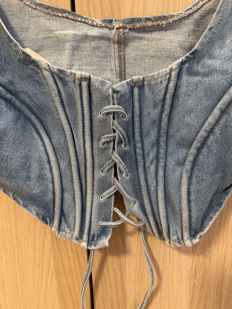 Top: Trendyol Denim Corset Top - Size 34 – Nuovo (secondo la descrizione) da Horgen venduto da Elizhadz 1