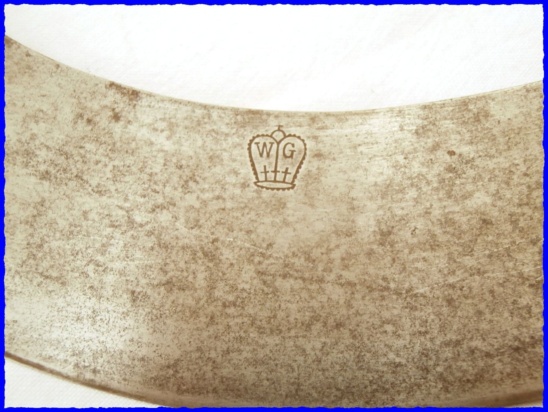 Posate: antikes WIEGEMESSER - Kräutermesser - gemarkt "WG" – Usato da Worblaufen venduto da Re_mo81 7