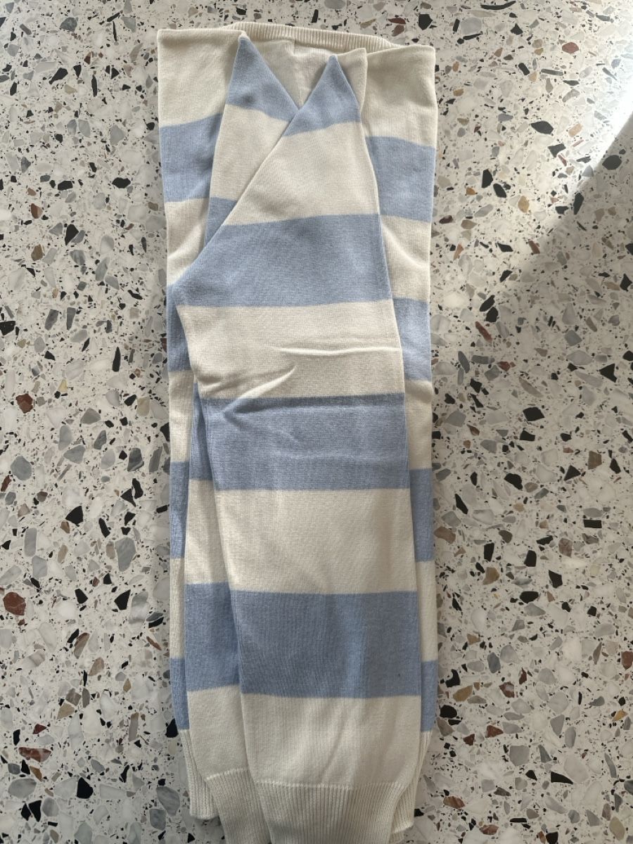 Gant Maglioni & Felpe: Pull Gant rayé blanc et bleu col en V taille M – Usato da Genève venduto da Davidspiky17 3