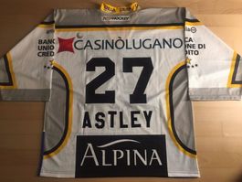 HC LUGANO # 27 MARK ASTLEY TRIKOT HCL XL
