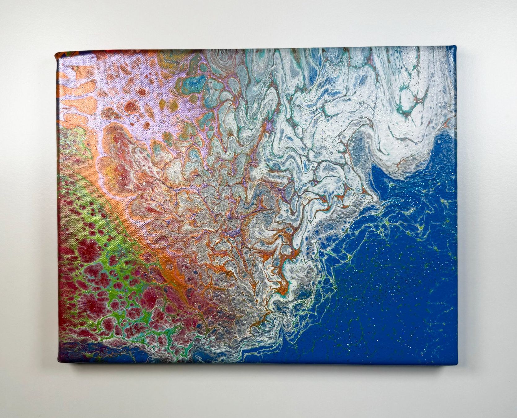 Dipinti: Acryl-Flüssigmalerei, rechteckig – Usato da Schlieren venduto da MayaSheng1983