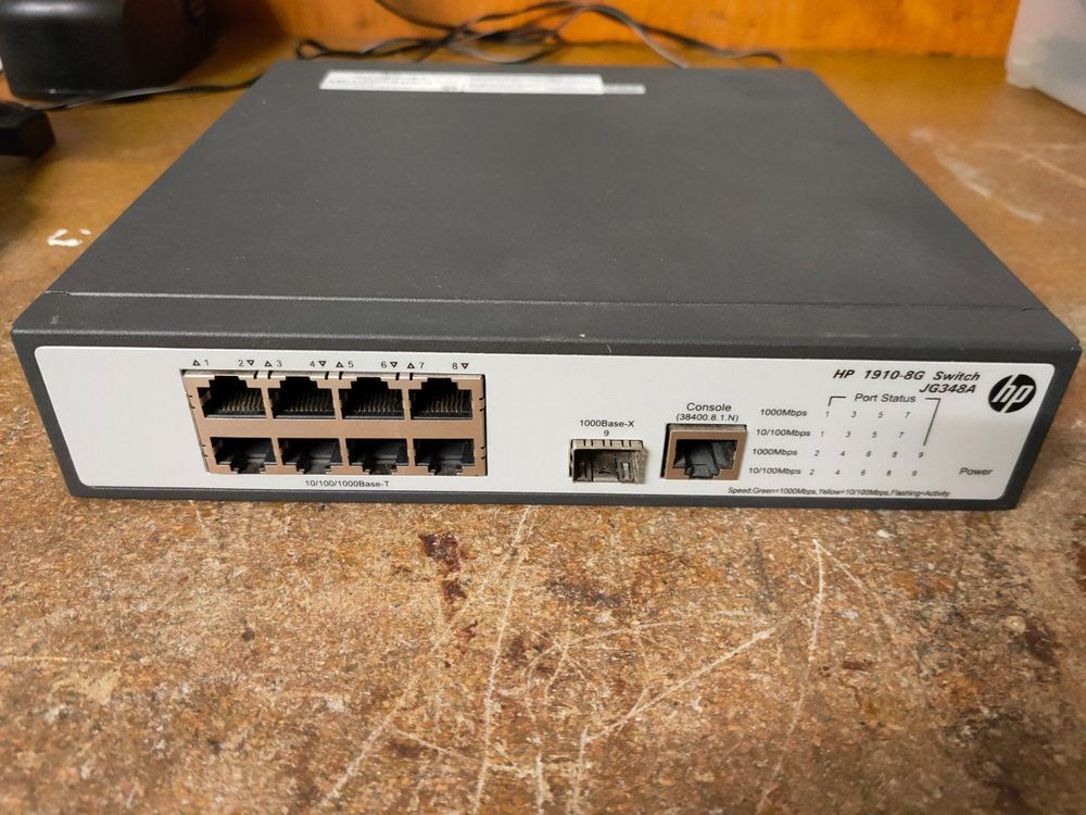HP 1910-8G Switch (Gebraucht) in Bern für CHF 30 – mit Lieferung auf ...