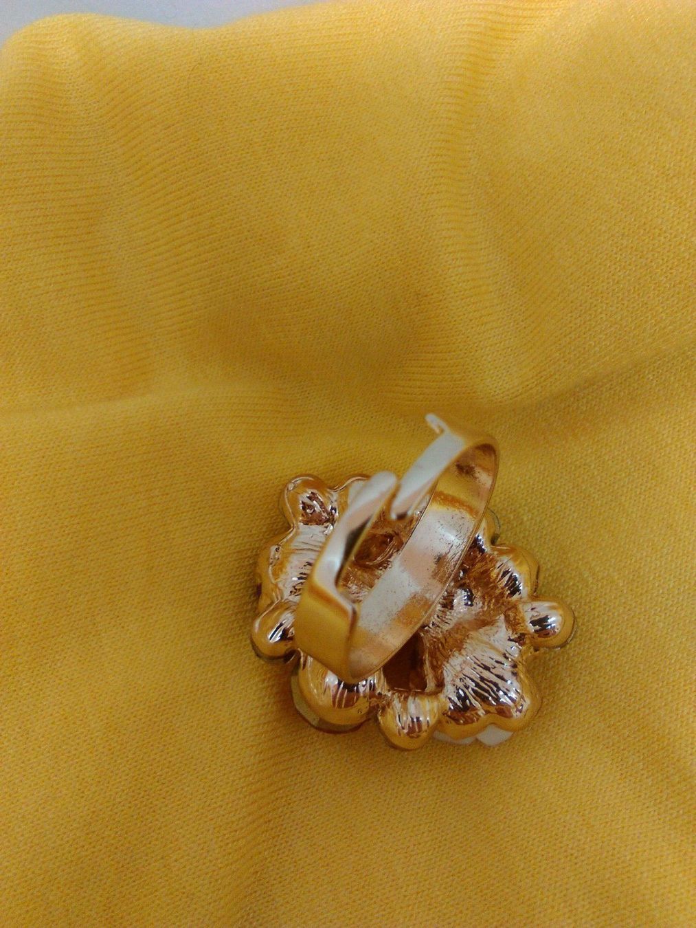 Bagues: ring modeschmuck mit keramik  blumen – Neuf (Voir description) à Basel par bijoutrie_4 3