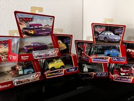 Disney Pixar Cars 6+1 Stück Pullbax-Motor lose mit Schachtel