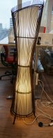 Vintage Designer Stehlampe „Kobe“ – Rattan & Bambus