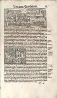 Bremgarten Holzschnitt von Stumpf 1548