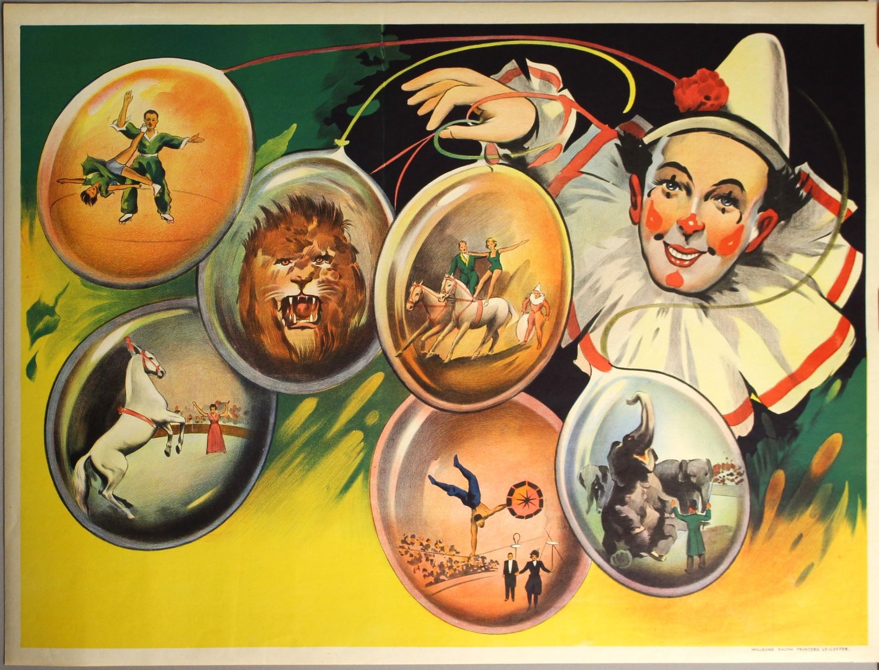 Foto & Immagini: Zirkus - Clown Original Plakat – Usato da Eggenwil venduto da Joyart