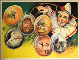 Zirkus - Clown Original Plakat