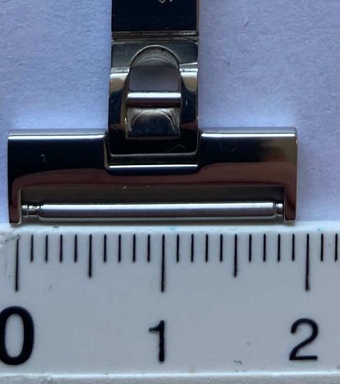 FXJJHDA Echtleder-Armband Alligator - 18-24mm Für 300.300M/600.007 Uhren