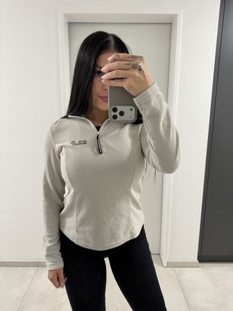 Jack Wolfskin Fleece Top, Beige, Size S