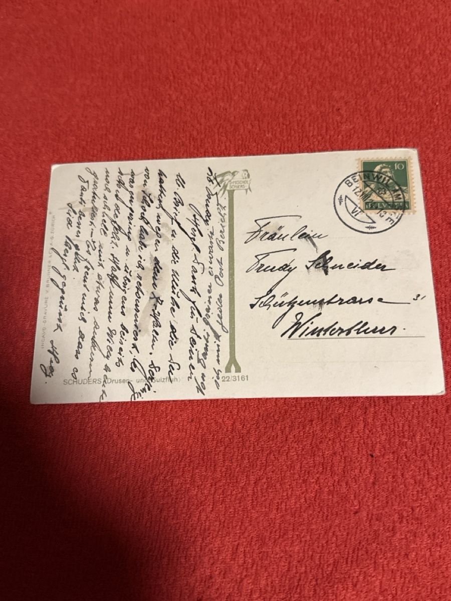 Cartes postales: Ak schuders – D'occasion à St. Antönien par and_75rc 1