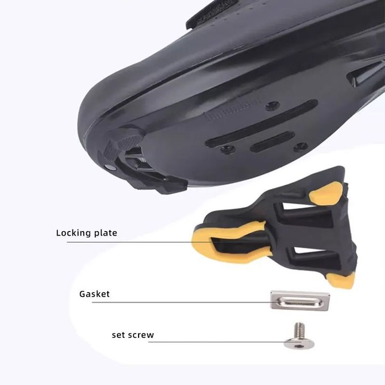 2 Crampons SPD En Métal Pour Pédales De Vélo - Compatibles Shimano, Adaptateur 3 Trous, Antidérapants