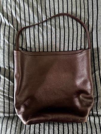Braune Ledertasche von ZARA / Echtleder