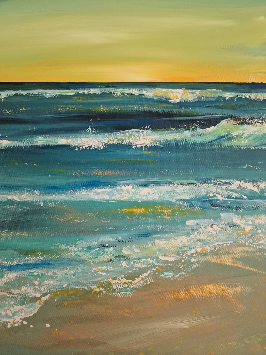 Tableaux: Calming Sea – Neuf avec emballage d'origine à Heimberg par CBalmerArt 4