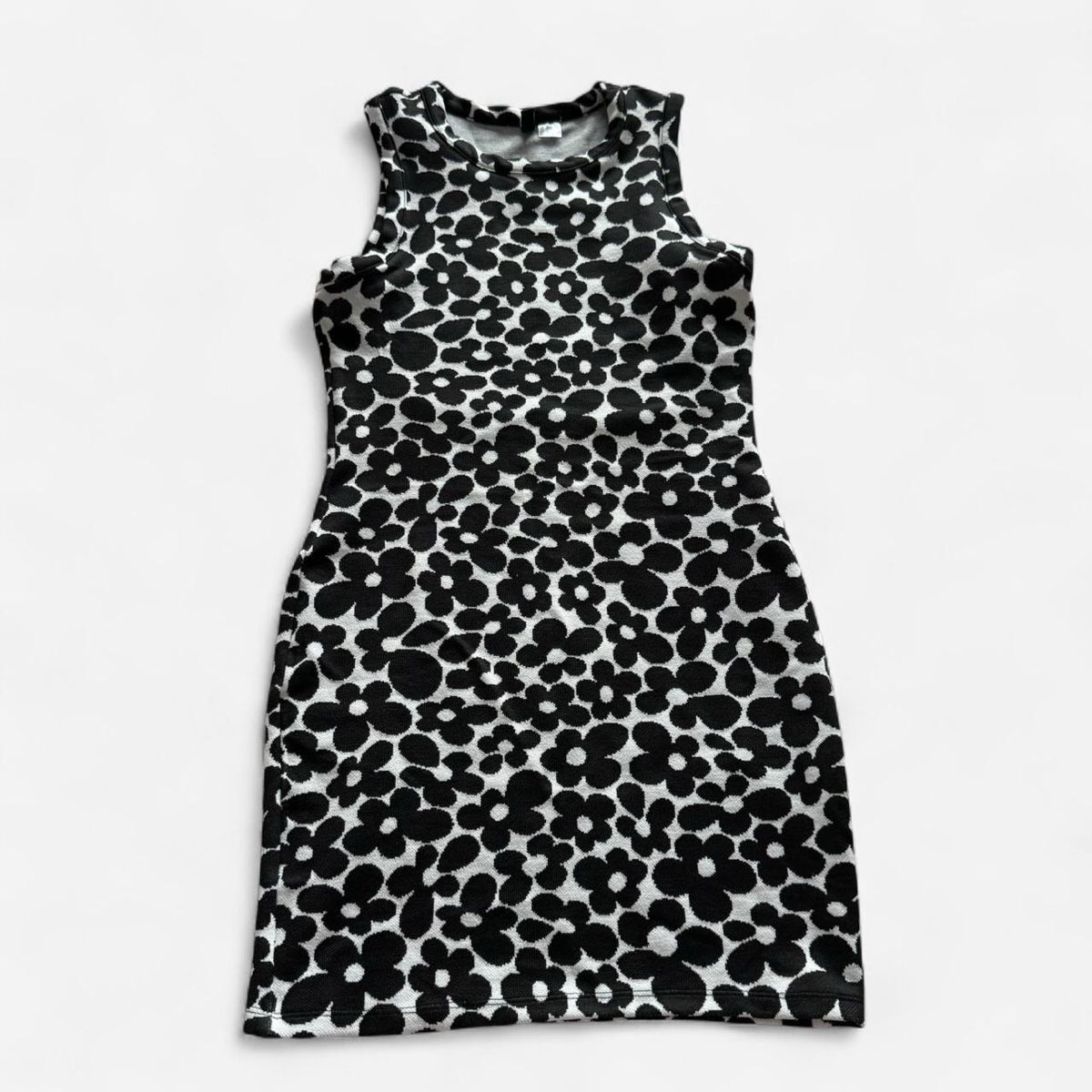 H&M Vestiti: Black & White/Grey Floral Mini Dress – Nuovo (secondo la descrizione) da Basel venduto da 1moonstar