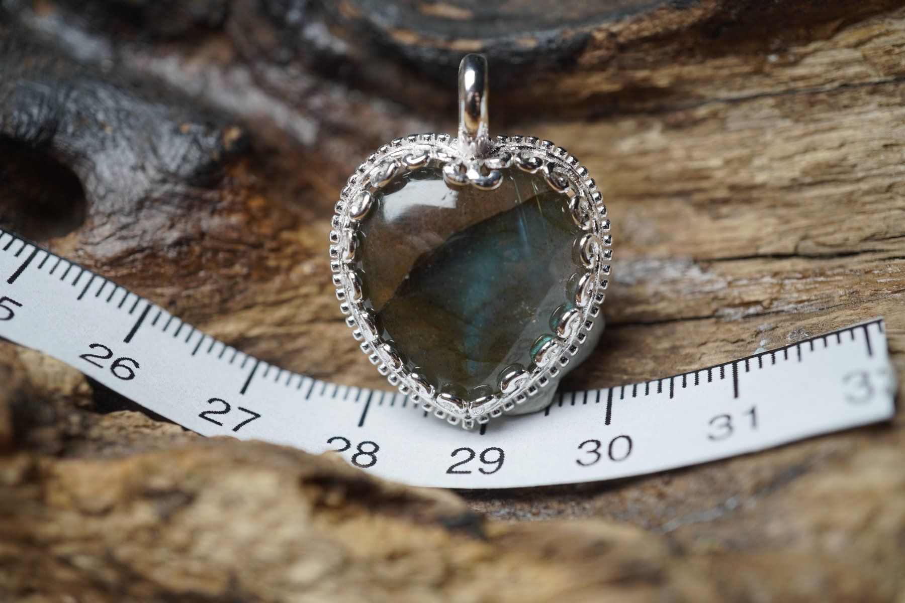 Ciondoli: Labradorit    Herz    Anhänger   925 Silber – Nuovo e nell'imballaggio originale da Balgach venduto da top_silver 3