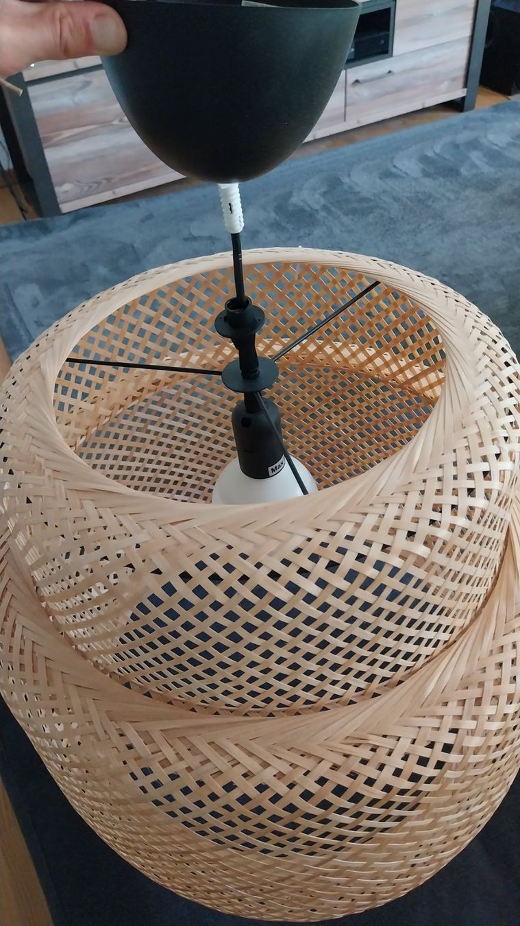 Lampen: Rattanlampe IKEA – Gebraucht aus Oberrieden von  2