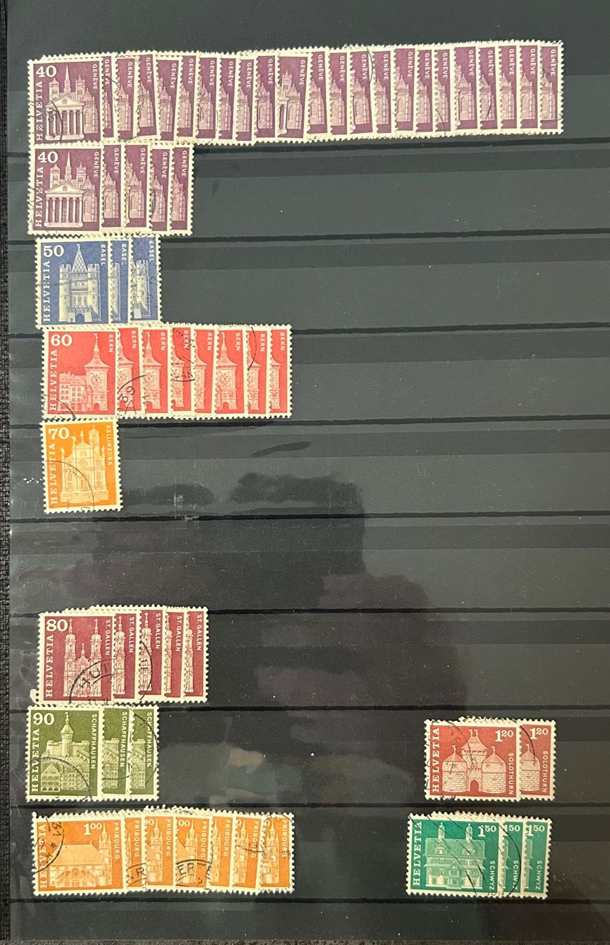 Tutti i francobolli: Kleines Lot div. Schweizer Briefmarken (5) – Usato da Reinach AG venduto da Polarstern1 5