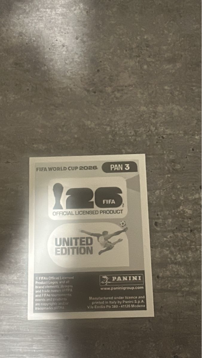 Panini Carte collezionabili: PAN 3 , FIFA WORLD CUP 2026 PANINI  – Nuovo (secondo la descrizione) da Frauenfeld venduto da 1PegPeg1 1