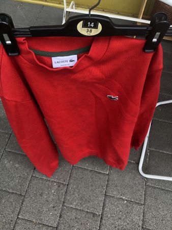 Lacoste Sweatshirt / Pullover Rot – Classic Fit (Gr. M / 38)