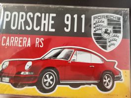 Rusty Blechschild-PORSCHE911.rot