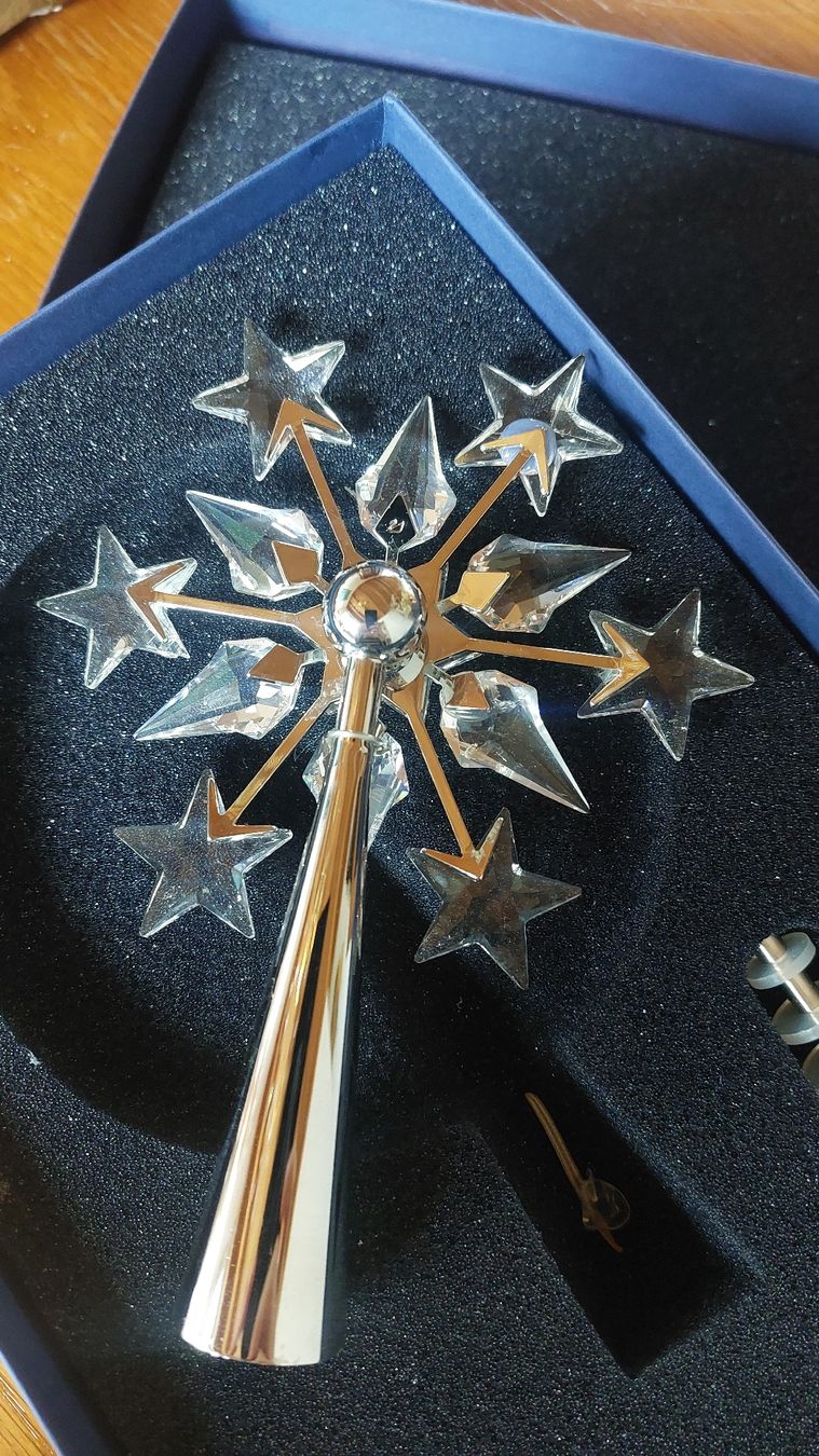 Swarovski Tutte le decorazioni: Swarovski Christbaumspitze – Usato da embrach venduto da Steppenwolf5 1
