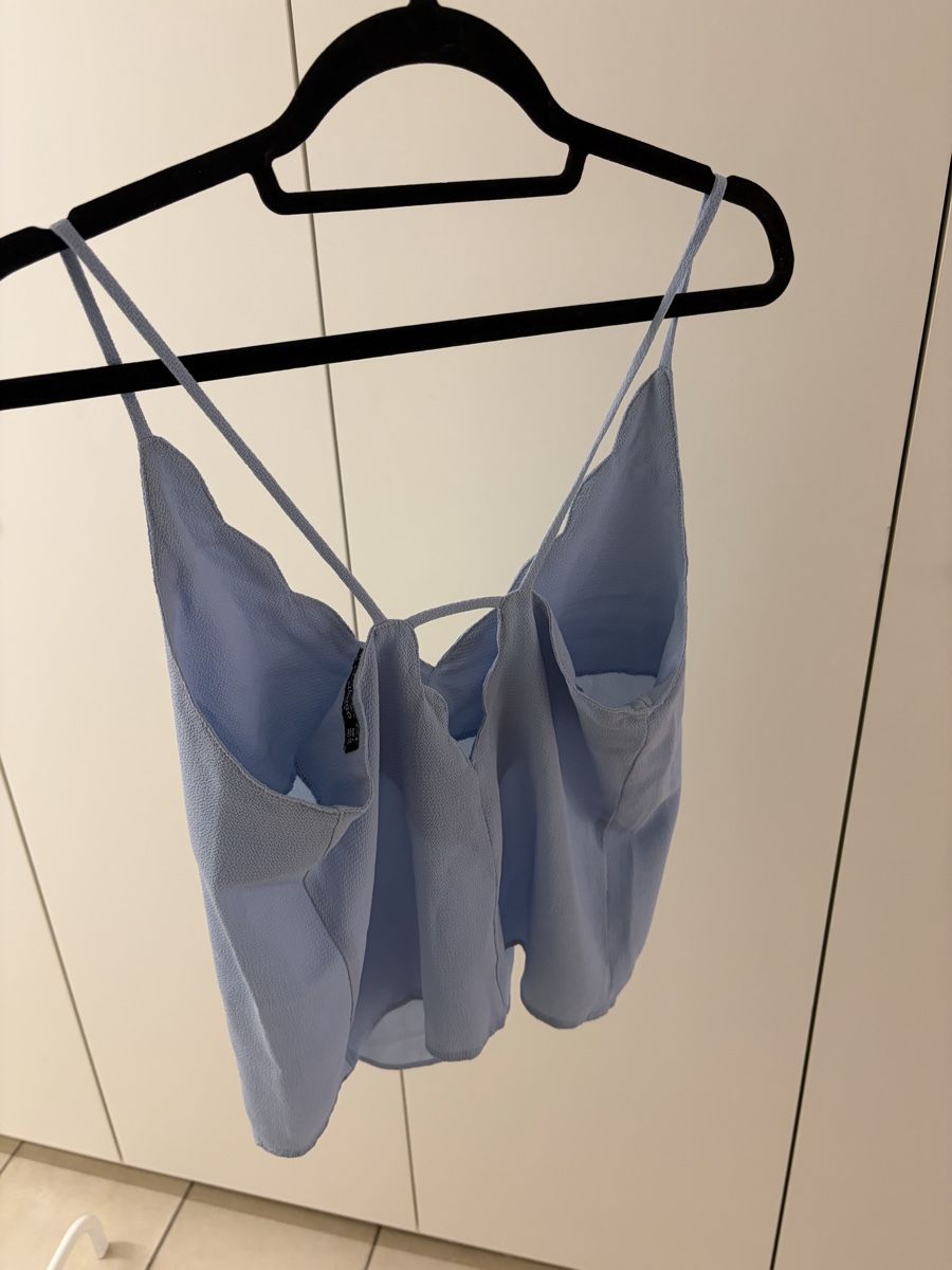 Mango Tops: hellblaues Top Mango – Gebraucht aus Zürich von malo_8 1