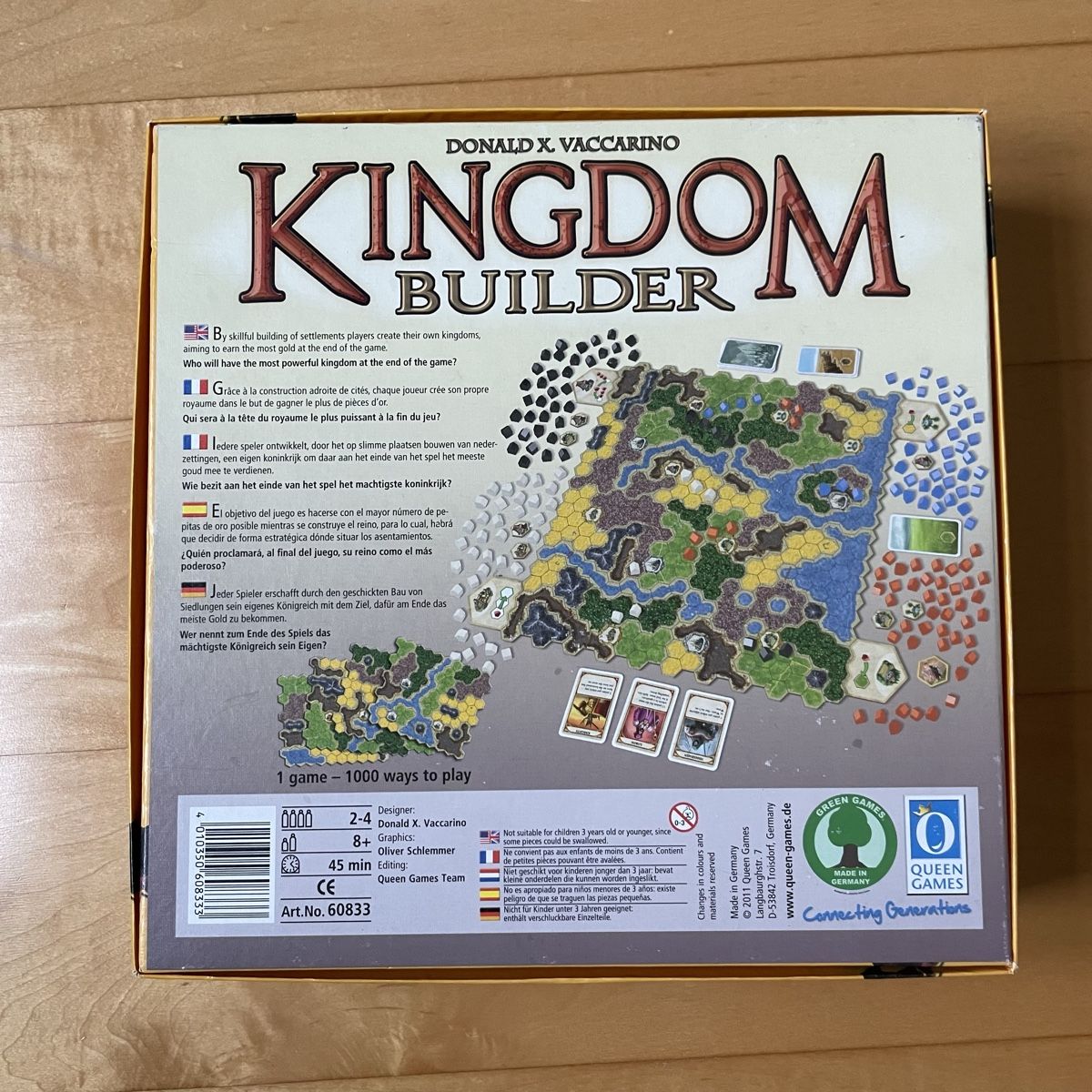Spiele: Kingdom Builder von Donald X. Vaccarino – Neu (gemäss Beschreibung) aus Münchenstein von Moosetashed 1