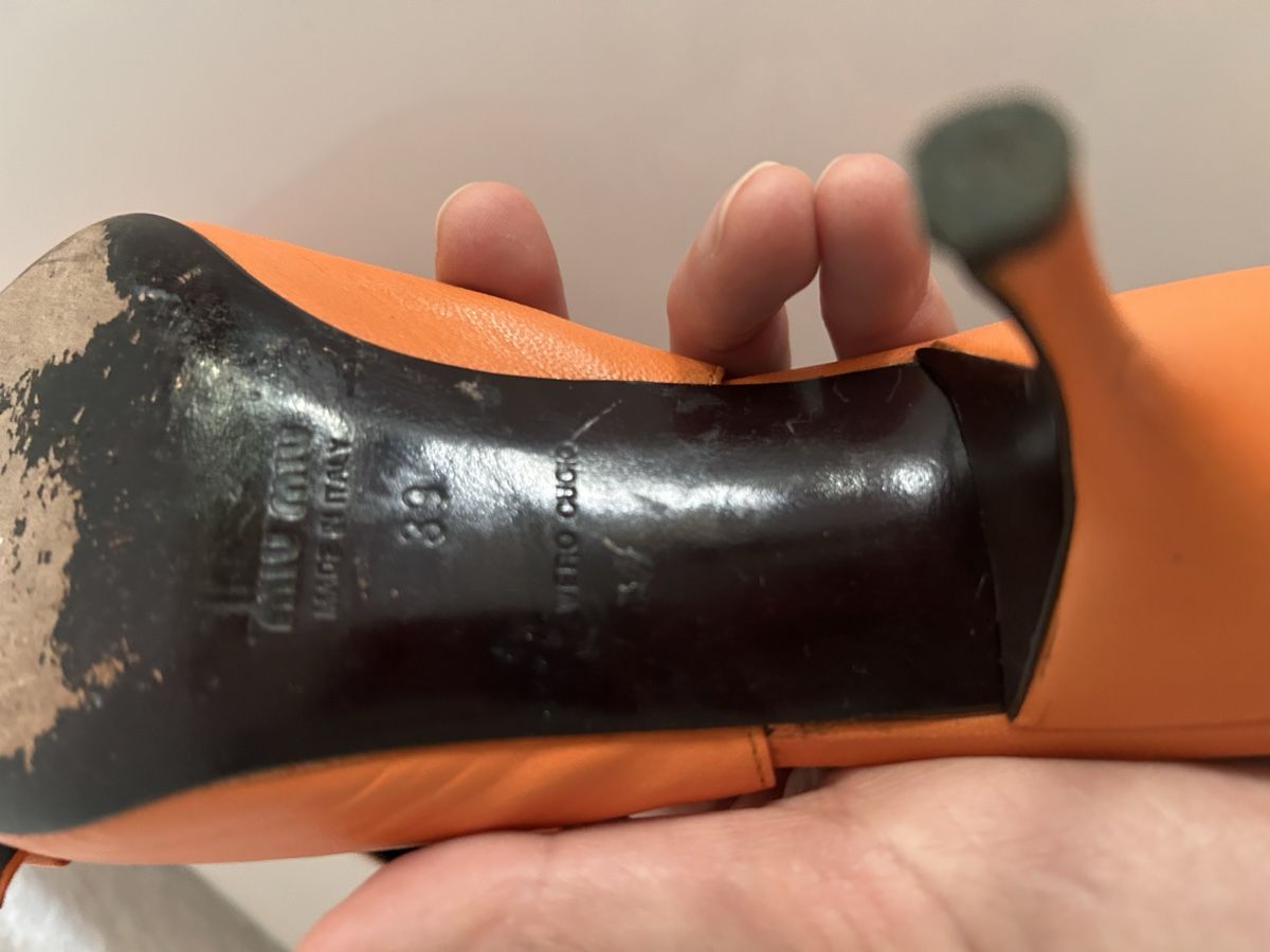 Miu Miu Chaussures femmes: Miu Miu Pumps 39 orange  – D'occasion à St. Gallen par jojan 3