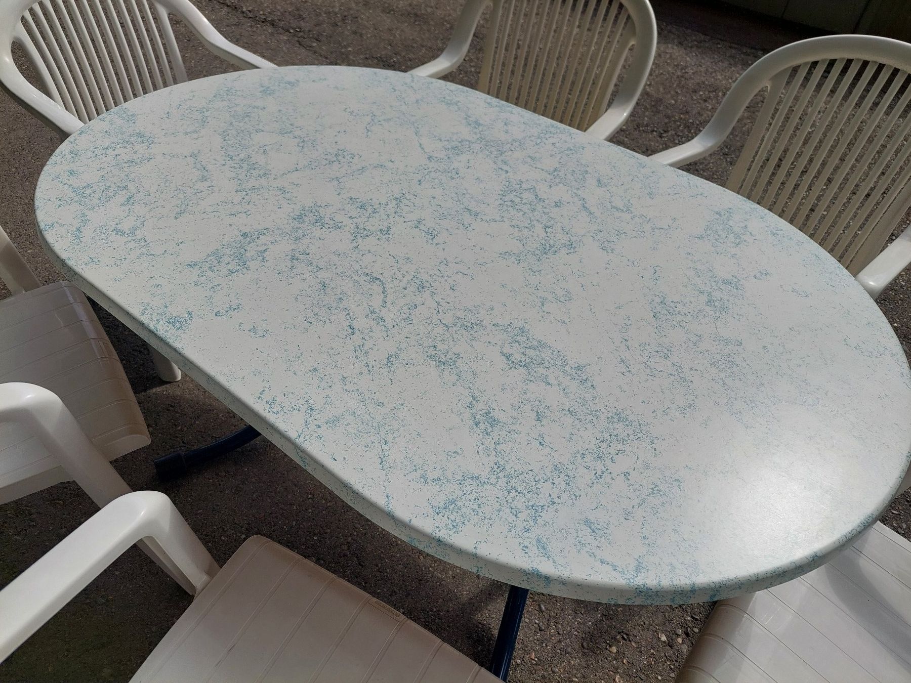 Set di tavolo e panche: Gartentisch mit 6 Stühlen – Usato da Altnau venduto da wahet 1