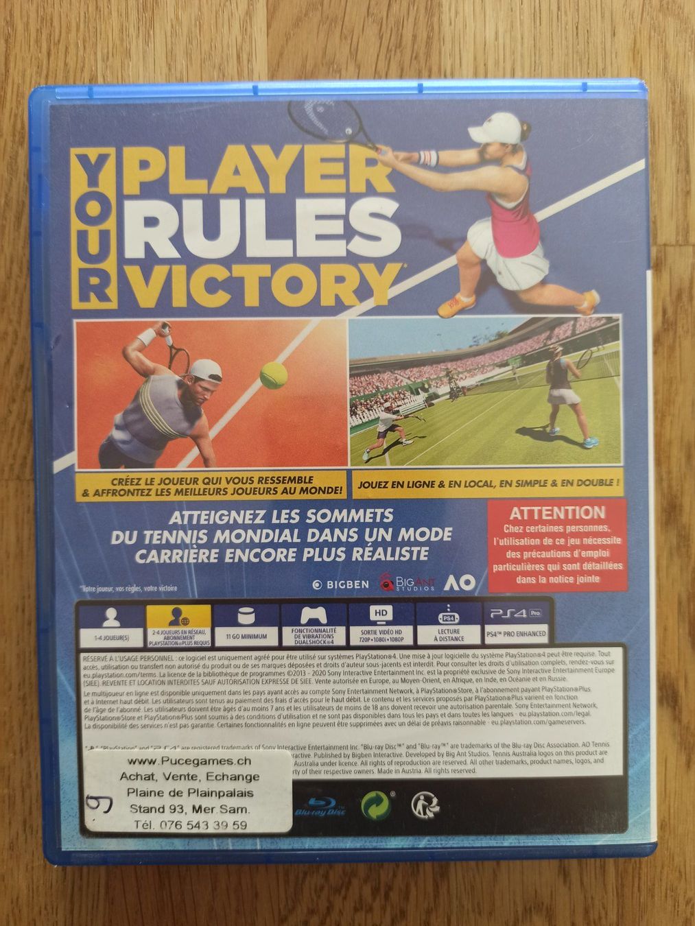 Giochi: AO Tennis 2 PS4 / PS5 – Usato da Oberweningen venduto da mar_87mx 1