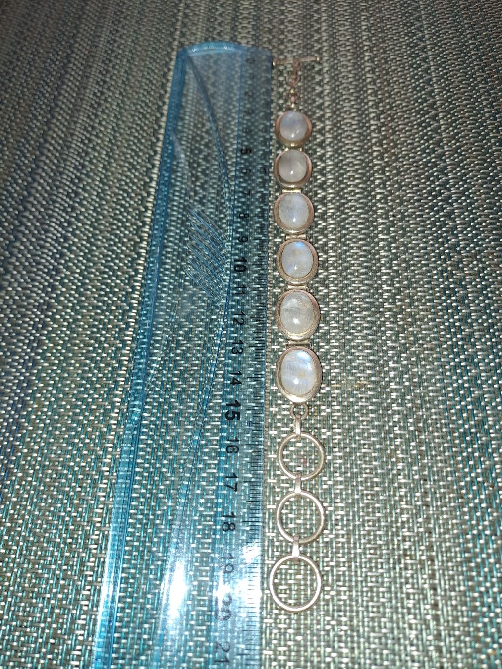 Bracciali & Braccialetti: Mondstein Armband, 925 Silber, Länge 19cm – Usato da Belp venduto da bea_2752 2