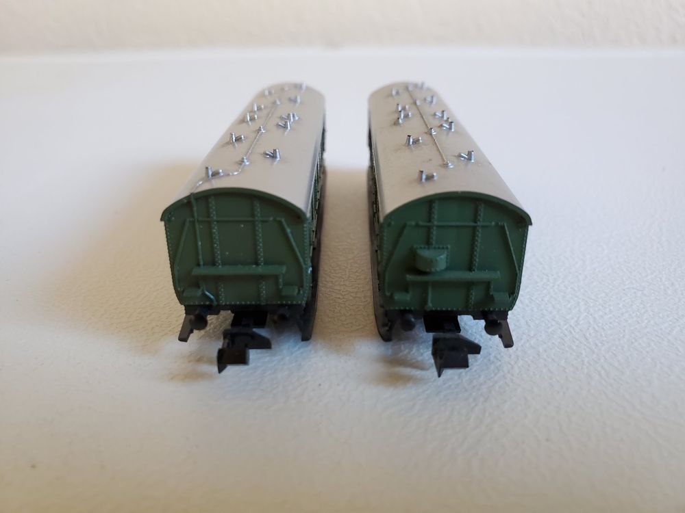 Lot De 2 Voitures Voyageurs JEP échelle O – 4675V Et 4675S, France, Années 60