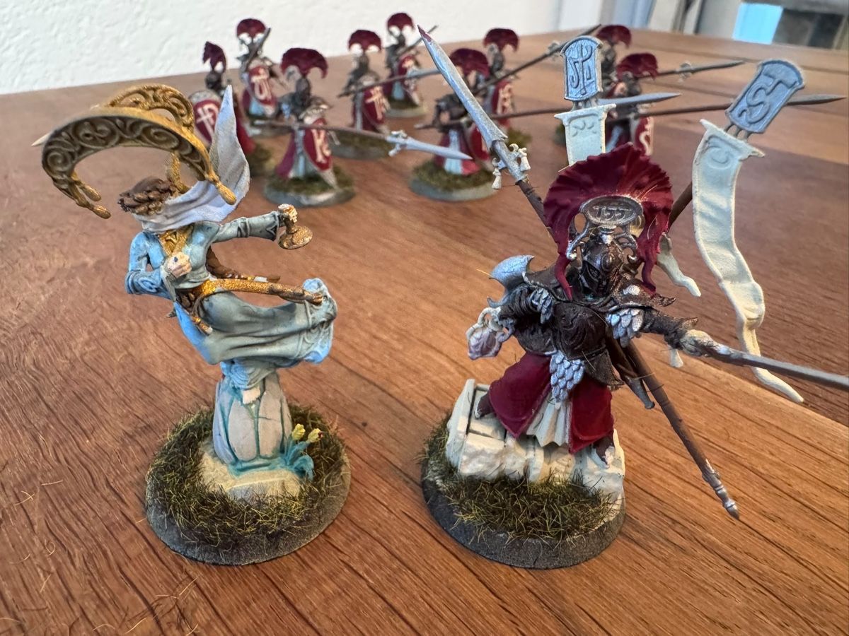 Kit di modellismo & Modellini statici: Warhammer Lumineth Modelle, voll bemalt – Usato da St. Gallen venduto da SirCaledor 2