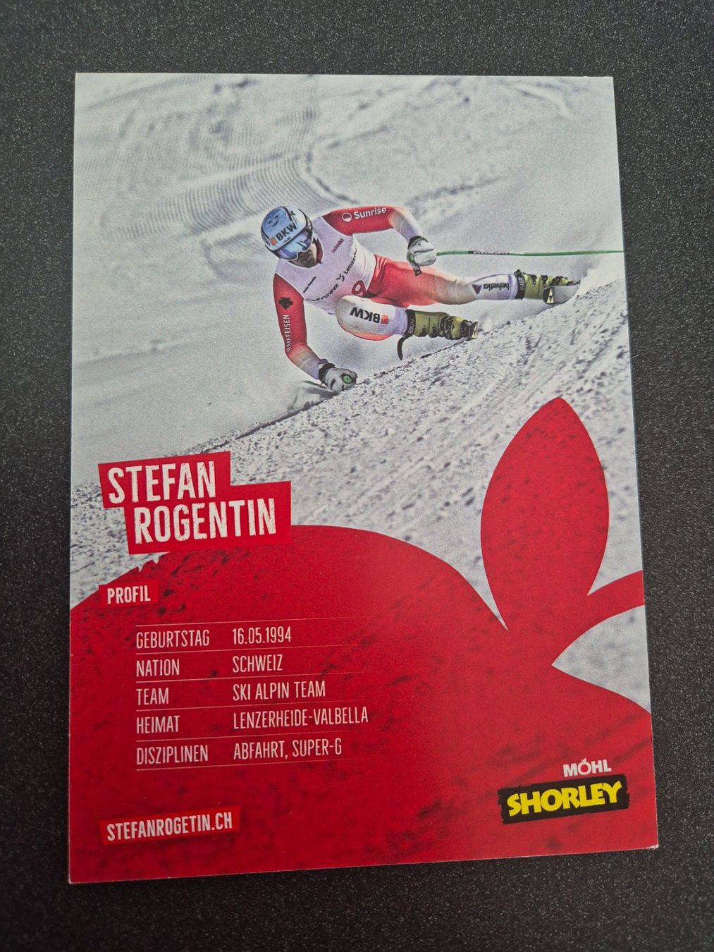 Autografi: Autogrammkarte Stefan Rogentin Originalunterschrift – Nuovo (secondo la descrizione) da Eglisau venduto da nicij79 1