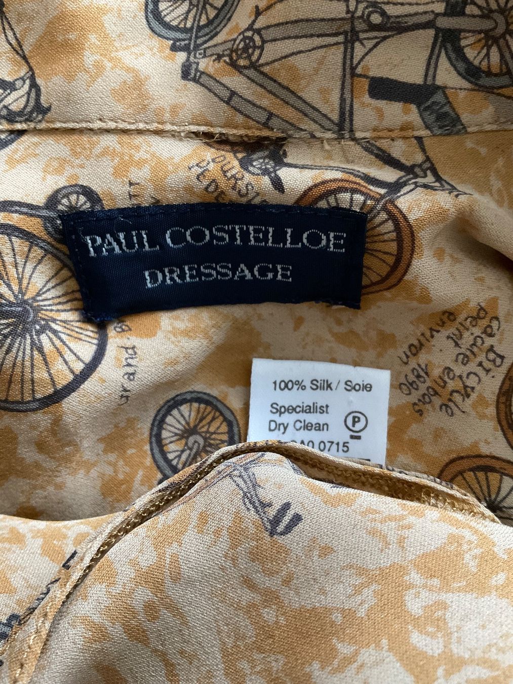 Blusen: Paul Costelloe 100% Seiden Bluse Gr 38 Veloprint Longbluse – Gebraucht aus Urdorf von alda02 8