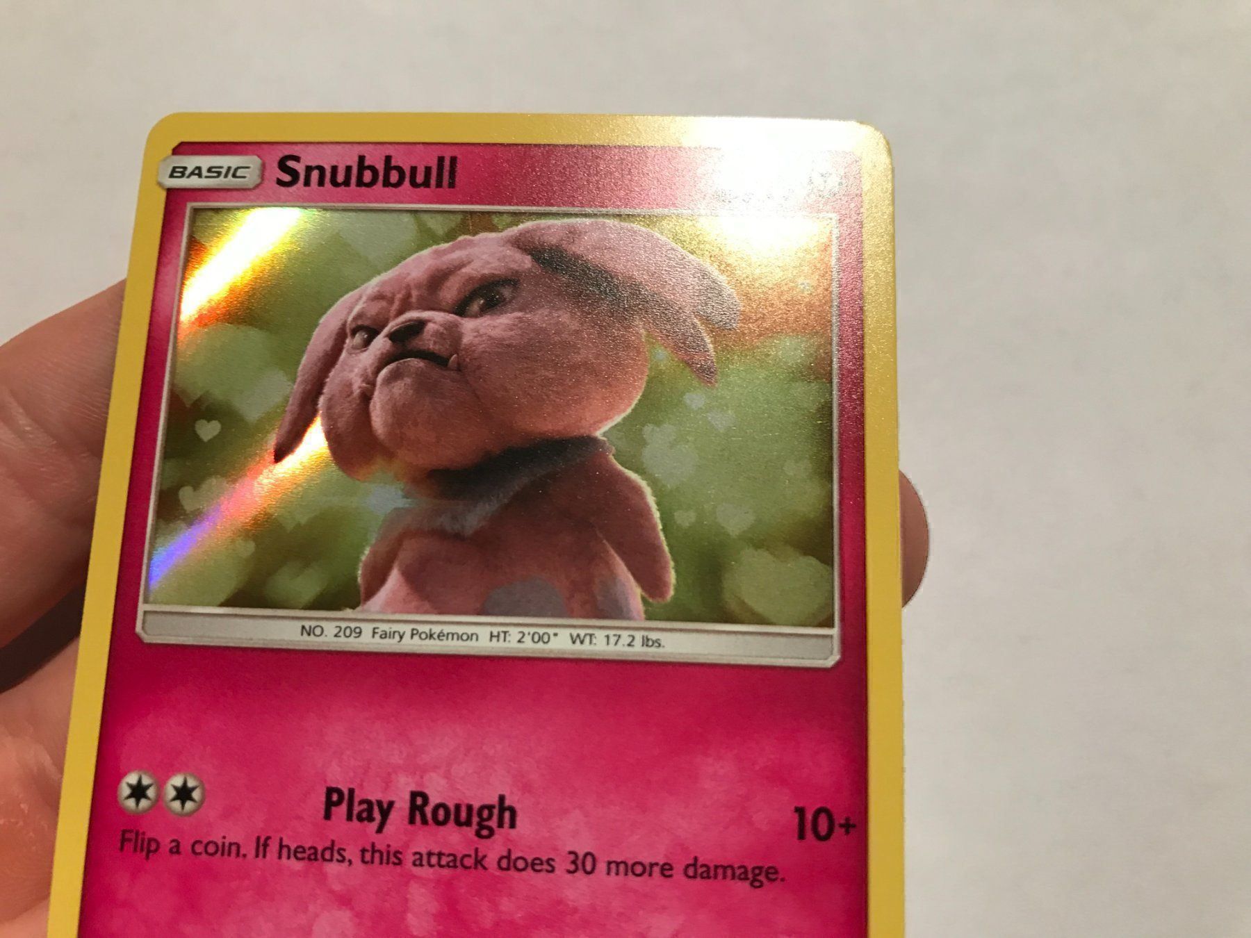Pokémon Carte collezionabili: Snubbull holo Detective Pikachu – Nuovo (secondo la descrizione) da Hagendorn venduto da Pokecollectorch 2