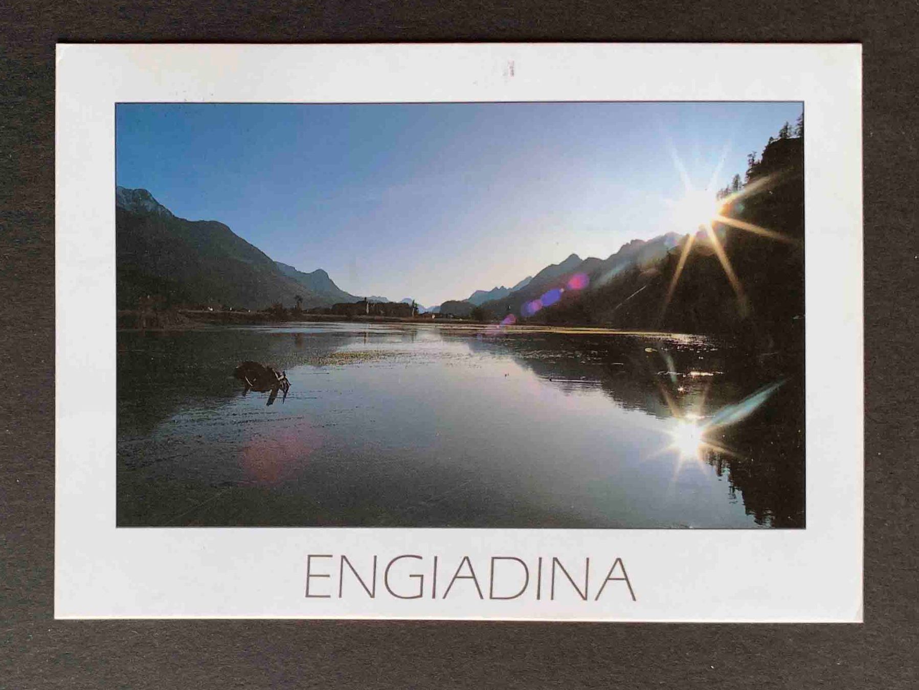 Cartoline postali: AK ENGADINA Lai da Segl – Usato da Goldau venduto da artelier1