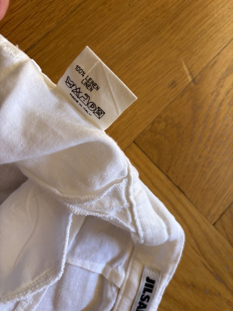 Jil Sander Hosen: Pantalon lin blanc JIL SANDER  – Neu (gemäss Beschreibung) aus Genève von flo_qxp6 1