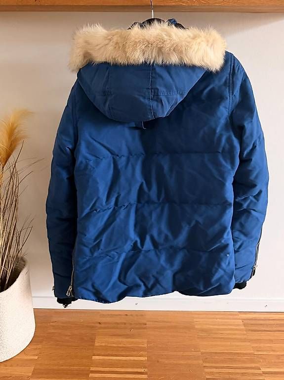 Moose Knuckles Giacche: Moose Knuckles Winterjacke, Grösse S, Blau – Usato da Münchenstein venduto da Lo0 1