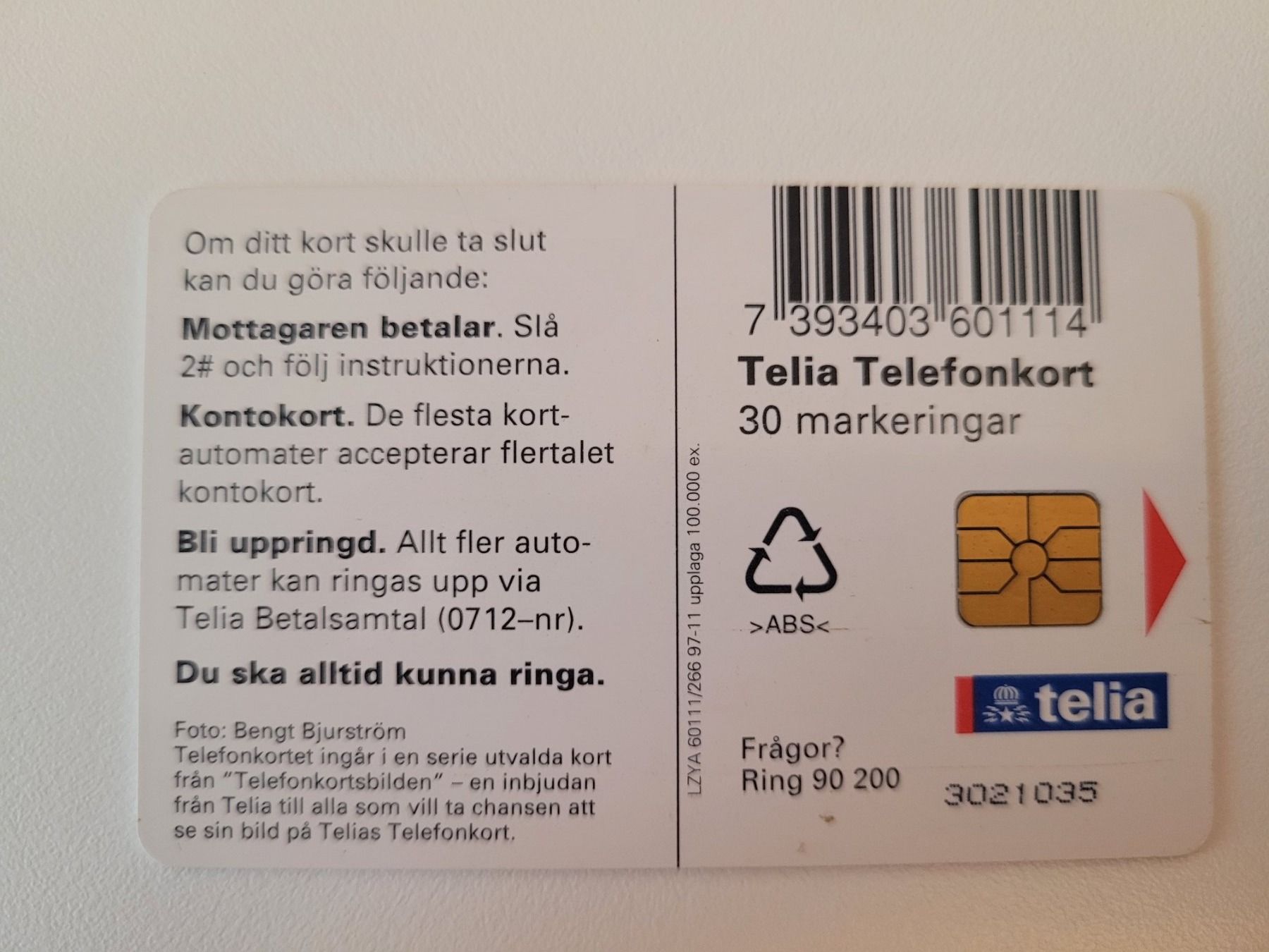 Telefon- & Taxkarten: Telefonkarte Schweden – Gebraucht aus Inwil von Flower2325 1