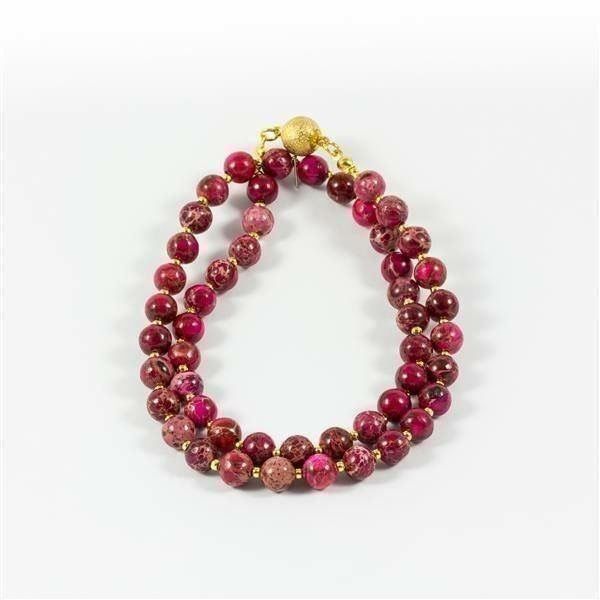 Catenine: Jaspis Rot Edelsteinkette Collier – Nuovo e nell'imballaggio originale da Rüfenacht BE venduto da lavok
