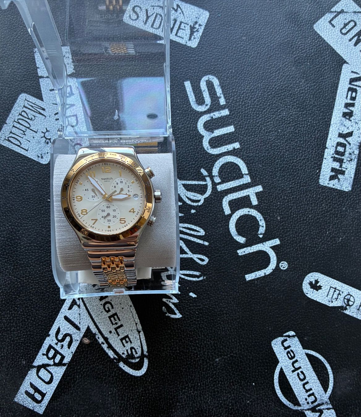 Swatch Orologi: Swatch Uhr Irony Chrono Casual Chic YVS467G – Nuovo (secondo la descrizione) da Orpund venduto da Dracaris77