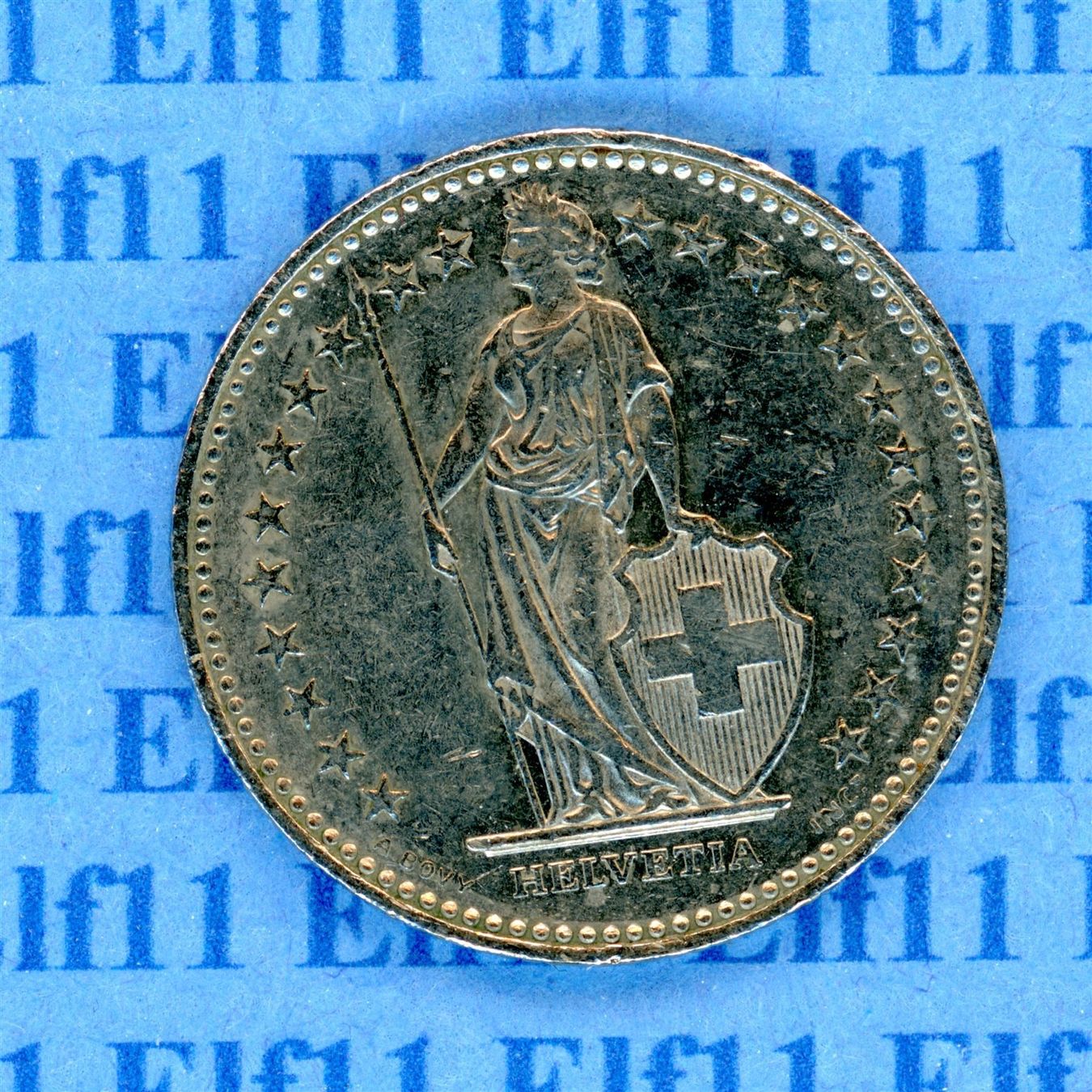 Tutti le monete: CHF___1.00 1997 -vz 1 Franken – Usato da Widnau venduto da Elf11 1