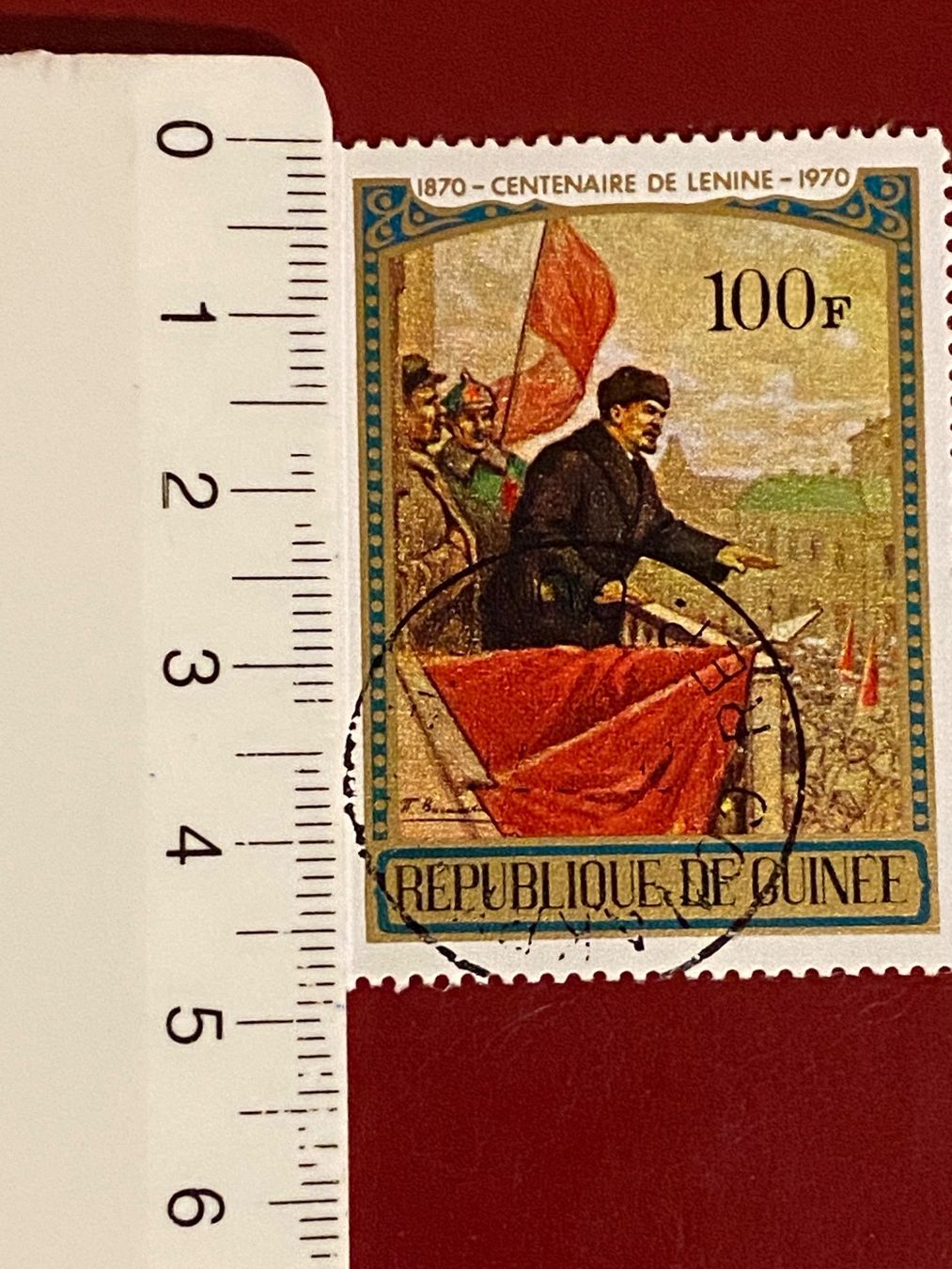 Tutti i francobolli: Timbres - Centenaire de Lénine – Usato da Petit-Lancy venduto da Solcarm 7