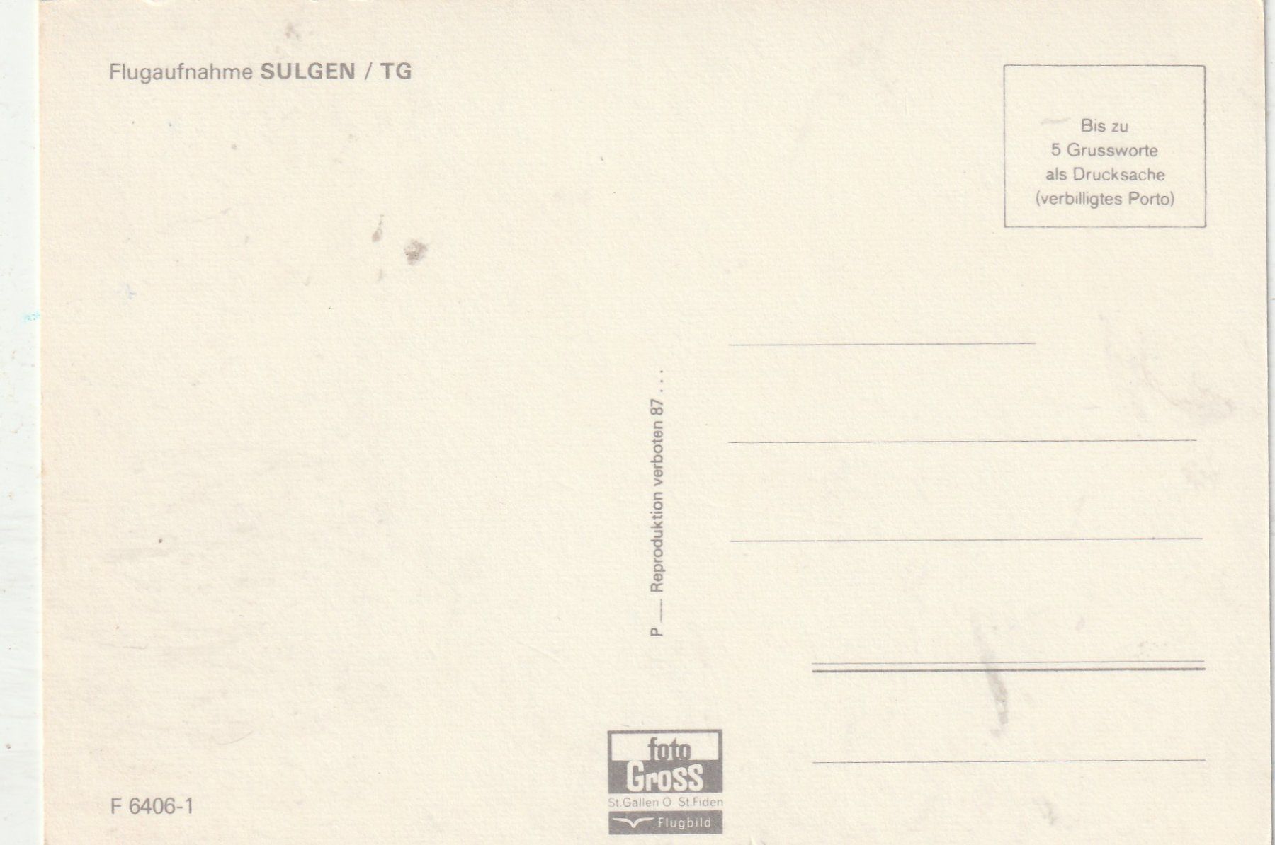 Cartoline postali: Sulgen TG – Usato da Lumbrein venduto da made02 1