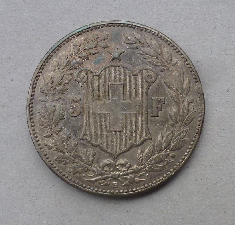 Tutti le monete: ++ 5.- Franken 1900, schöne Patina – Usato da Walkringen venduto da Casablanca777 1