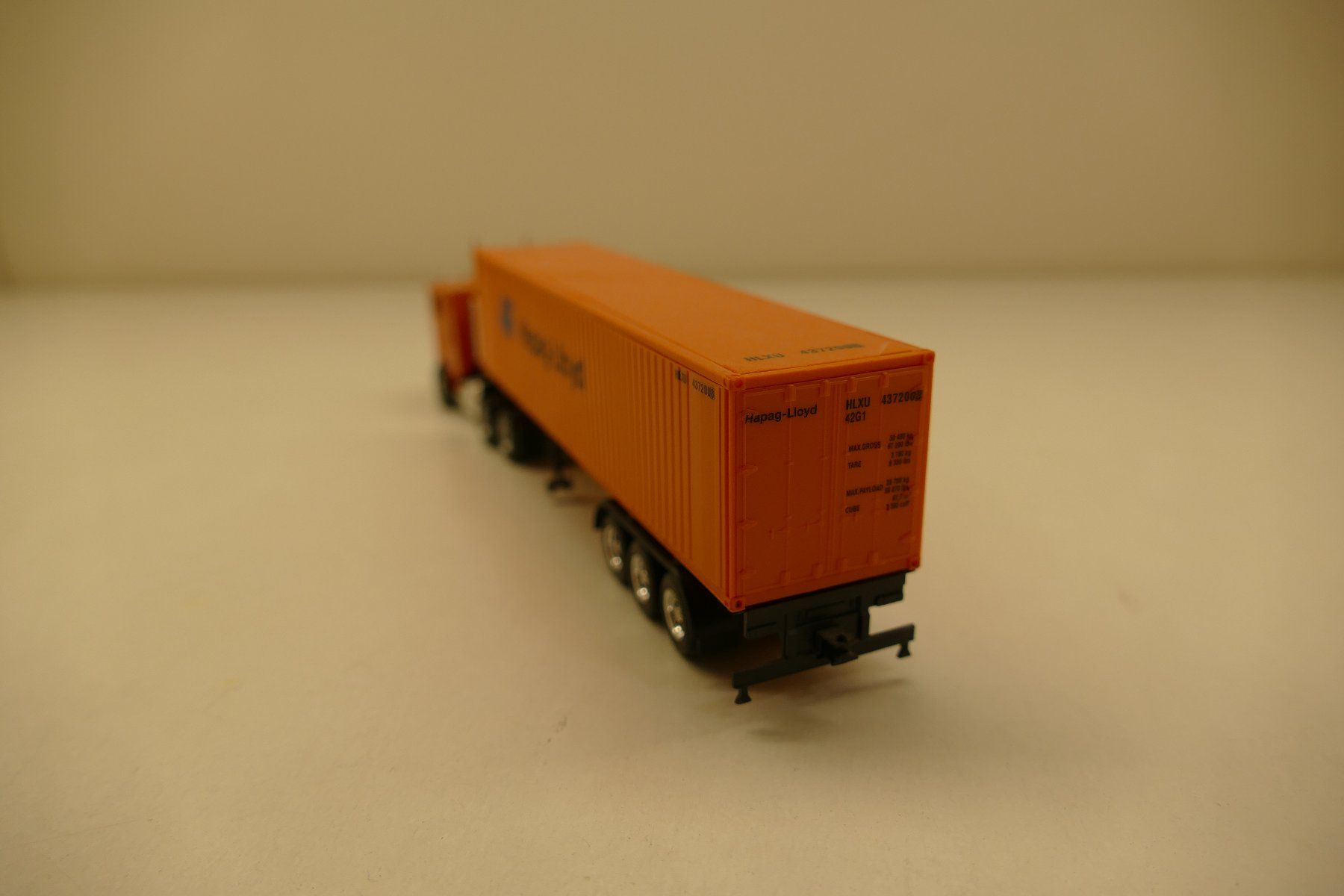 Modellini di ferrovie: Spur H0: US Container-Truck Hapag-Lloyd – Nuovo (secondo la descrizione) da Niederhasli venduto da rail-duerst 3