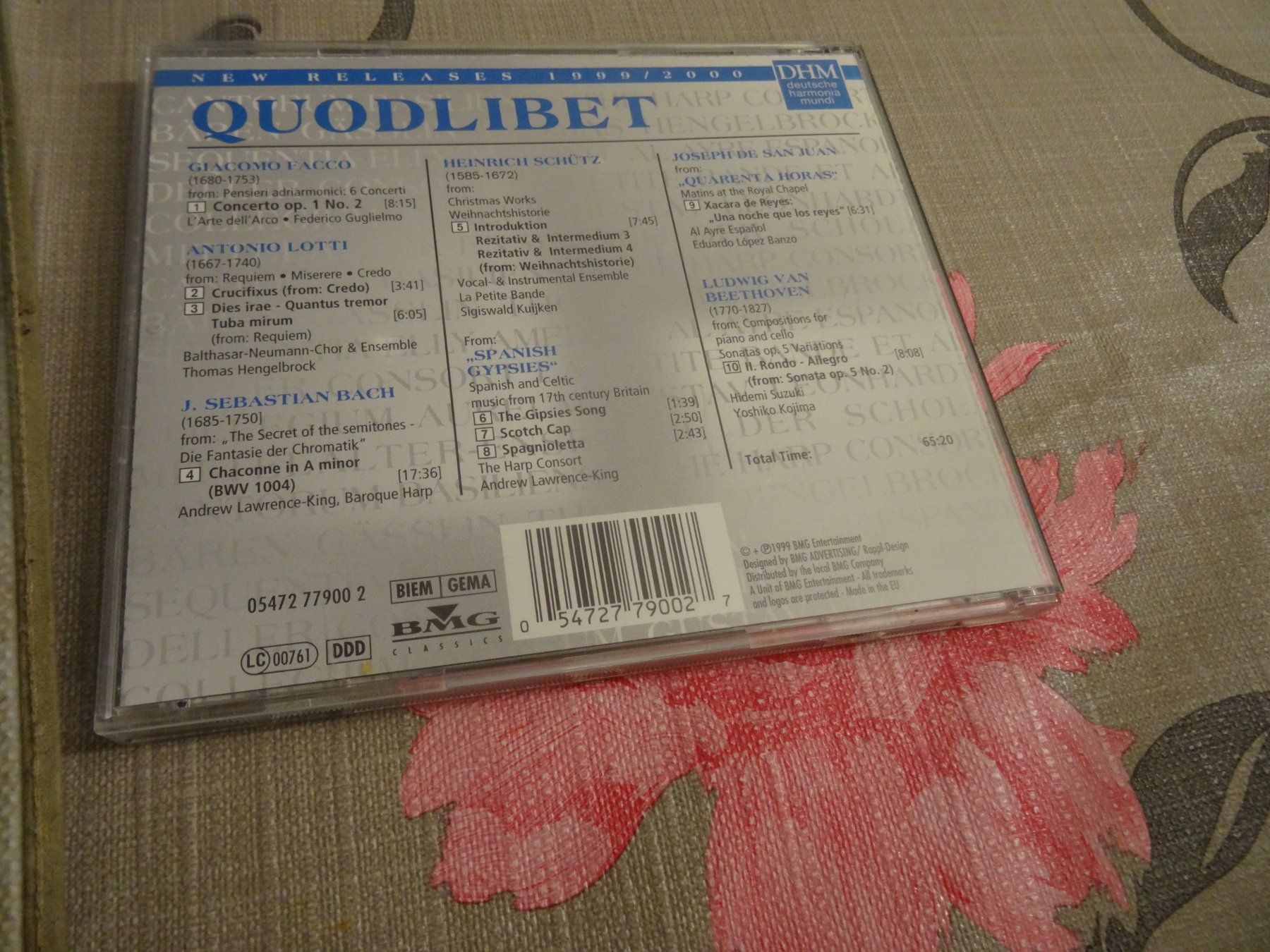 CD: CD Quodlibet - Deutsche Harmonia Mundi - Selten - – Usato da Olten venduto da Disc-Ausverkauf 1