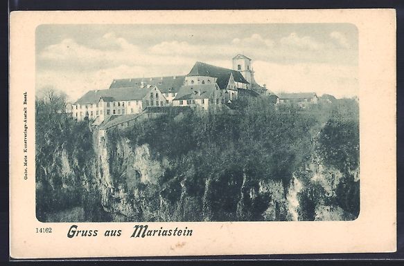 Cartoline postali: AK Mariastein, Kloster Mariastein – Usato da Berlin venduto da bartko-reher